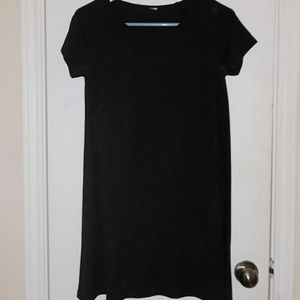 Black T-shirt/Swing Dress